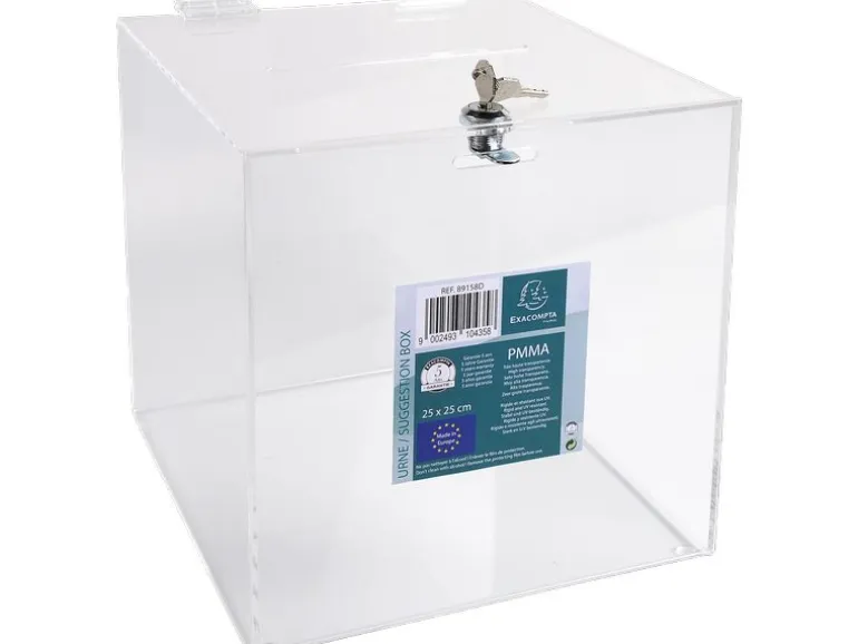 Exacompta Einwurf-Box transparent