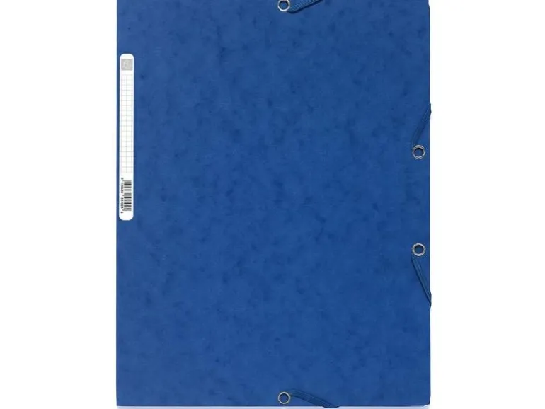 Exacompta Gummibandmappe A4 Blau, 250 Blatt