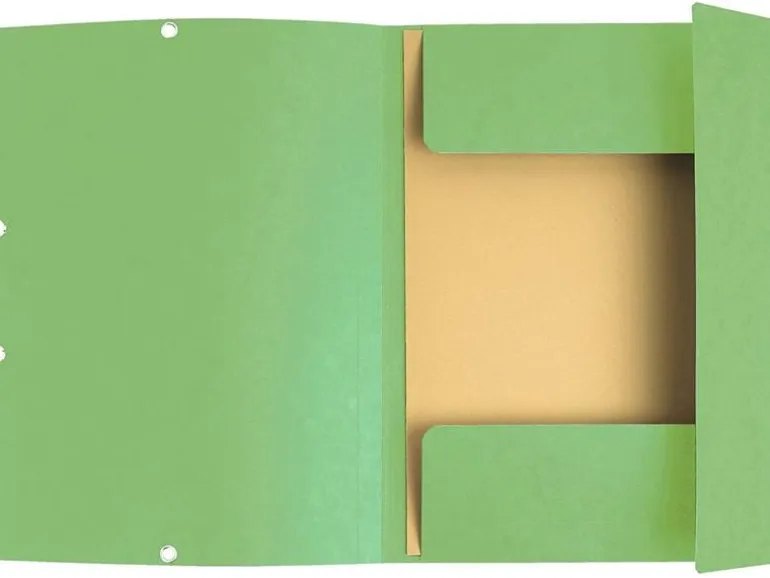 Exacompta Gummibandmappe A4 Hellgrün, 250 Blatt