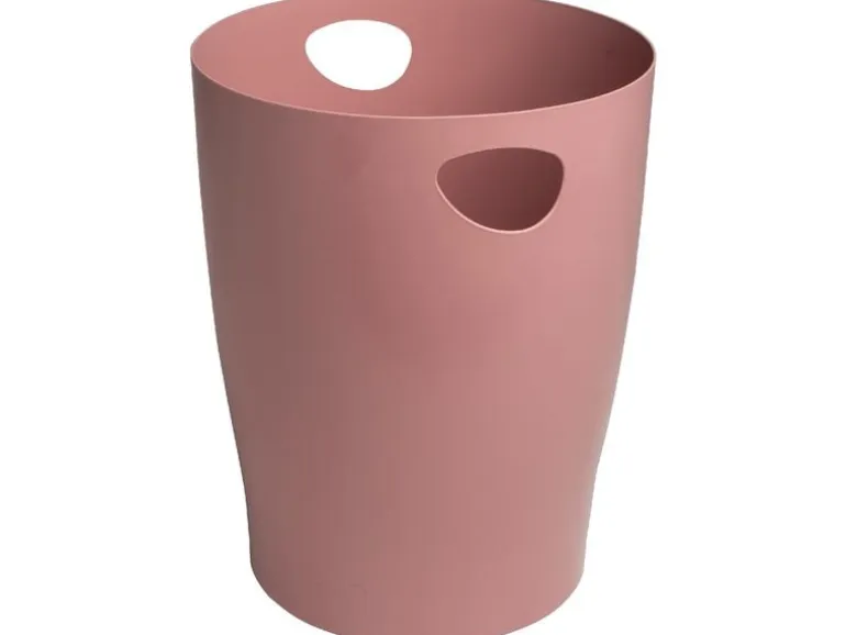 Exacompta Papierkorb Ecobin Skandi 15 L, Altrosa