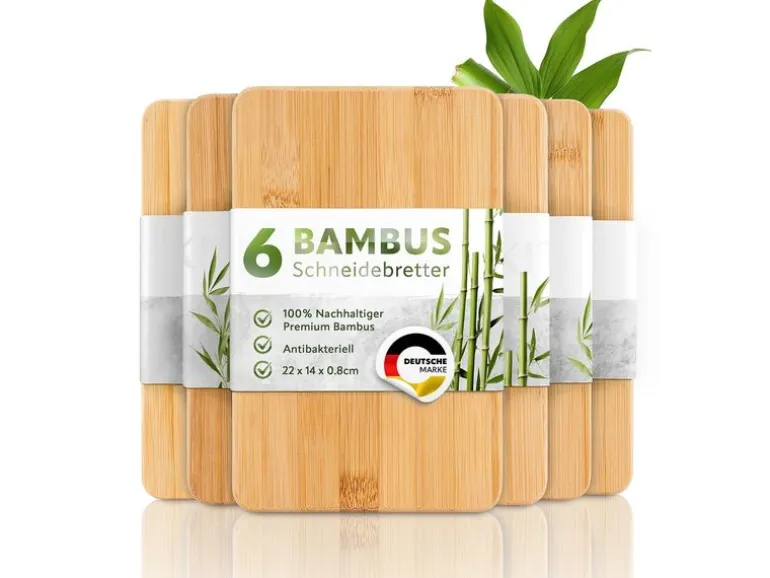 Exitoso Schneidebretter aus Bambus 14 cm x 22 cm
