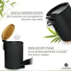 Exitoso Tretmülleimer mit Softclose-Deckel 3 l, Schwarz