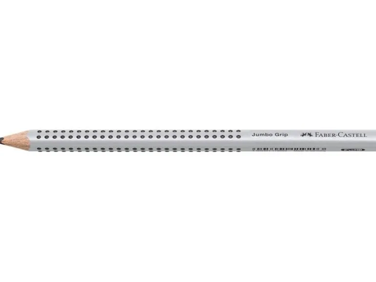 Faber-Castell Bleistift Jumbo Grip 2001 HB, Silber