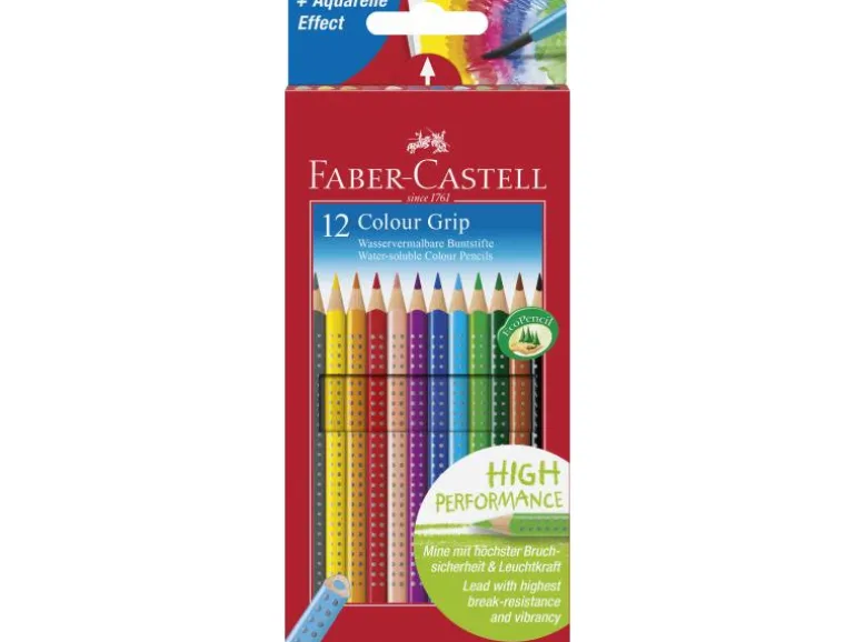 Faber-Castell Farbstifte COLOUR GRIP 12 Stück