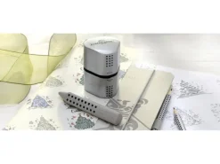 Faber-Castell Spitzer Grip 2001 Dreifach Manuell, Silber