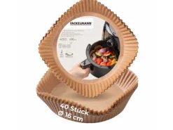 Fackelmann Backpapier Airfryer, 160 x 160 x 45 mm, 40 Stück