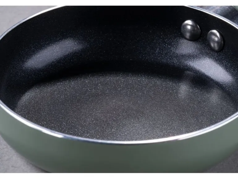 Fackelmann Bratpfanne MiniCooking 12 cm, Graugrün