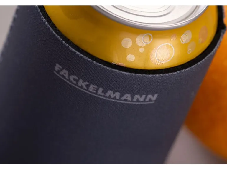 Fackelmann Dosenkühler, Neopren, Grau