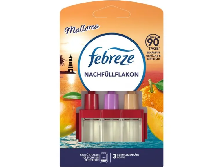 Febreze Duftstecker Nachfüllflakon 3 Volution, Mallorca
