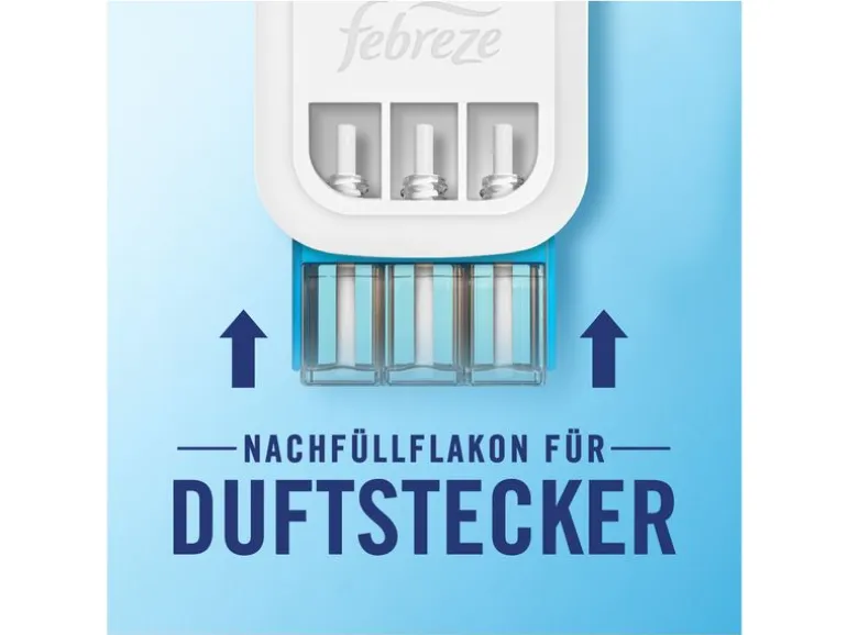 Febreze Duftstecker Nachfüllflakon 3 Volution, Lenor Aprilfrisch DUO