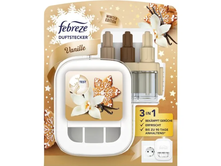 Febreze Duftstecker Starter-Kit 3 Volution, Vanille