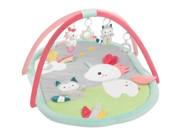 fehn Krabbeldecke mit Spielbogen Aiko & Yuki
