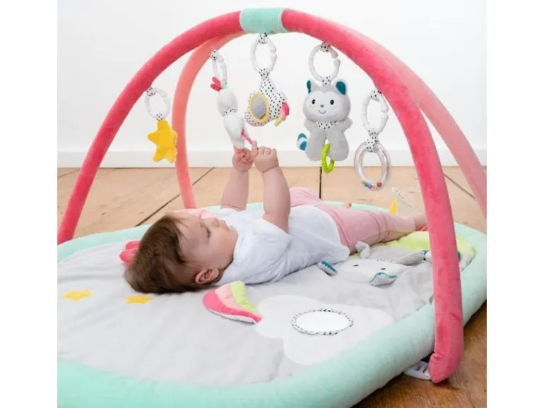 fehn Krabbeldecke mit Spielbogen Aiko & Yuki
