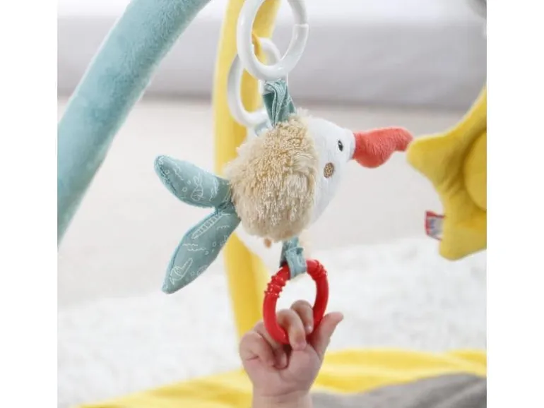 fehn Krabbeldecke mit Spielbogen Bär Bruno