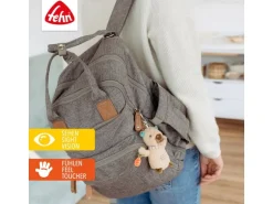 fehn Schlüsselanhänger Capybara, Beige / Braun, 13 cm