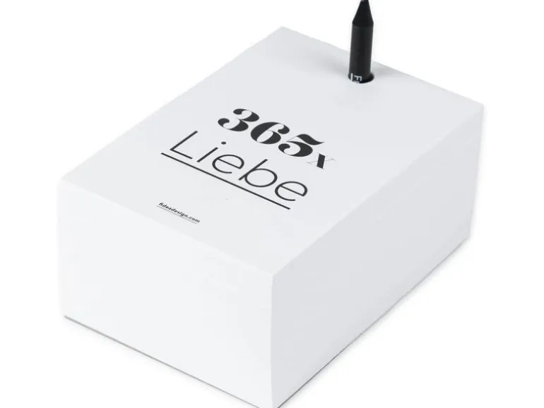 Fidea Design Abreissblock Liebe, 365 Seiten