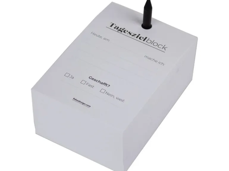 Fidea Design Tageszielblock
