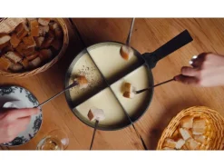 4Fondue Fondue-Caquelon Rot
