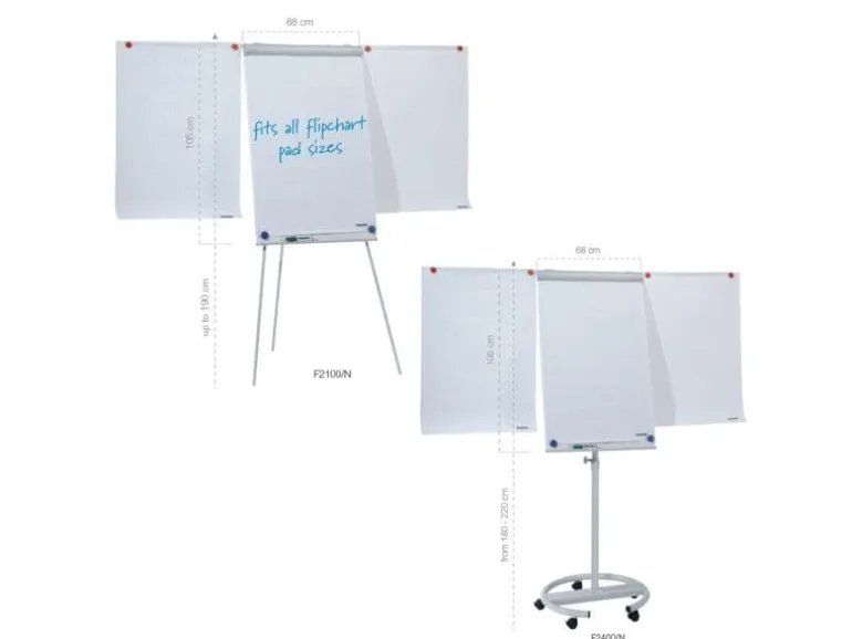 Franken Flipchart Eco Mobil 68 cm x 105 cm