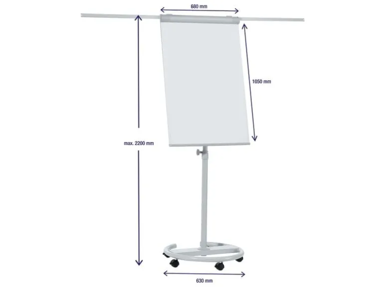 Franken Flipchart Eco Mobil 68 cm x 105 cm