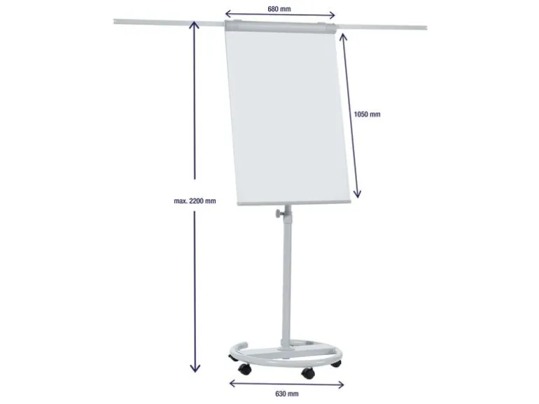 Franken Flipchart Eco Mobil 68 cm x 105 cm
