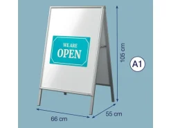 Franken Franken Kundenstopper X-tra!Line A1
