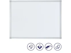Franken Magnethaftendes Whiteboard X-tra!Line 90 cm x 120 cm, Weiss