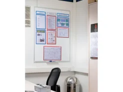 Franken Magnethaftendes Whiteboard X-tra!Line 90 cm x 120 cm, Weiss