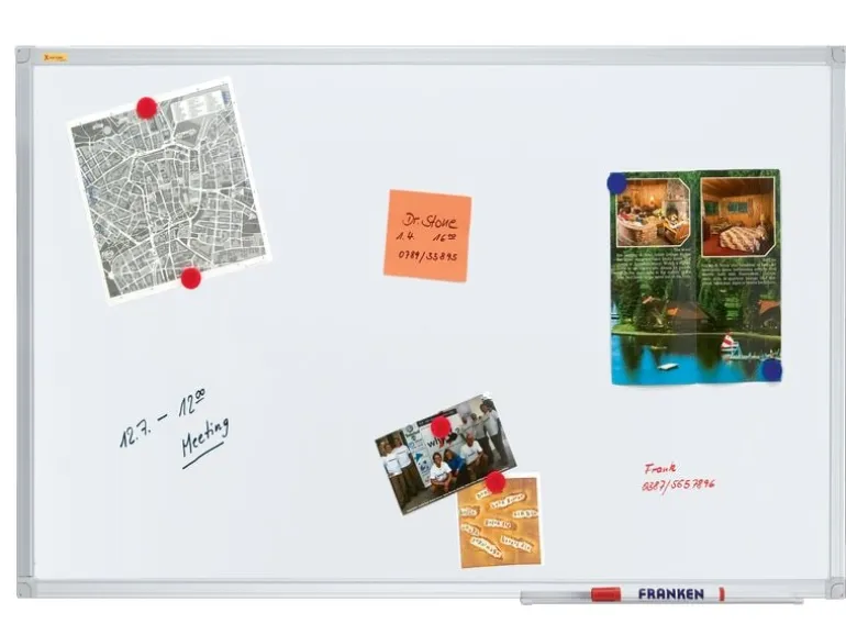 Franken Magnethaftendes Whiteboard X-tra!Line 100 cm x 200 cm, Weiss