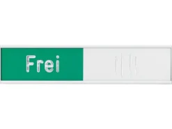 Franken Türschild Frei - Besetzt 10.2 cm x 2.7 cm
