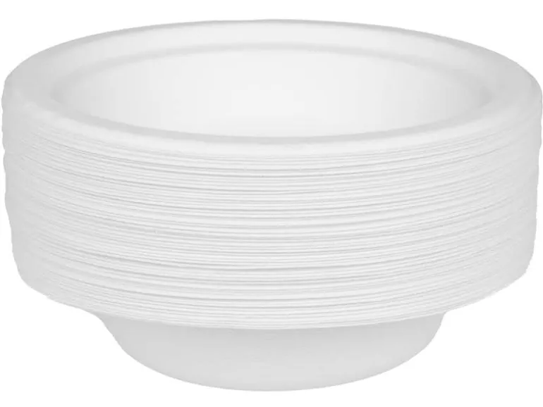 FURBER Einweg-Schale Ø 18 cm, 50 Stück, Weiss