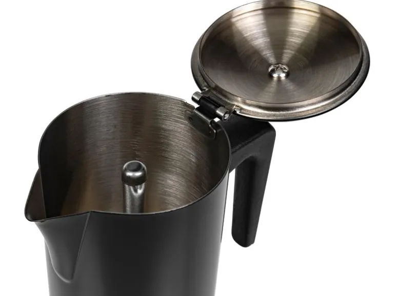 FURBER Espressokocher Chicchi 6 Tassen, Schwarz