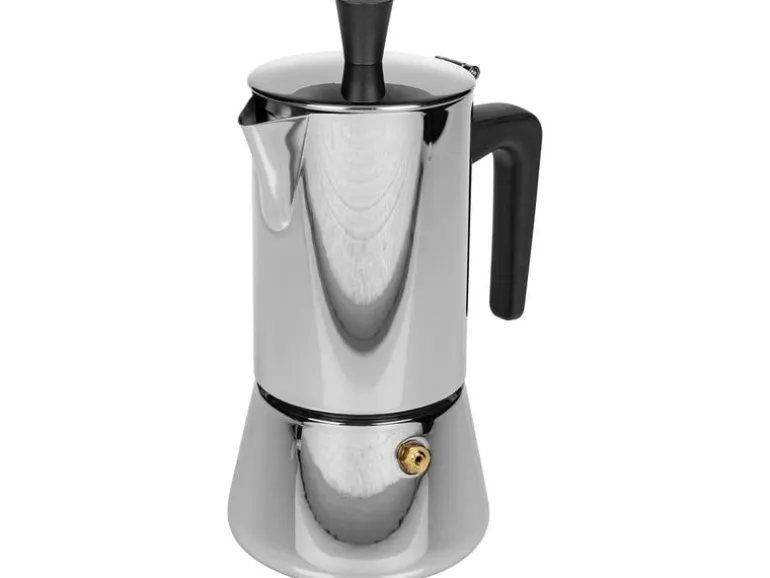 FURBER Espressokocher Chicchi 4 Tassen, Silber