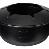 FURBER Fondue-Set Alpy 9 Teile, Schwarz/Weiss