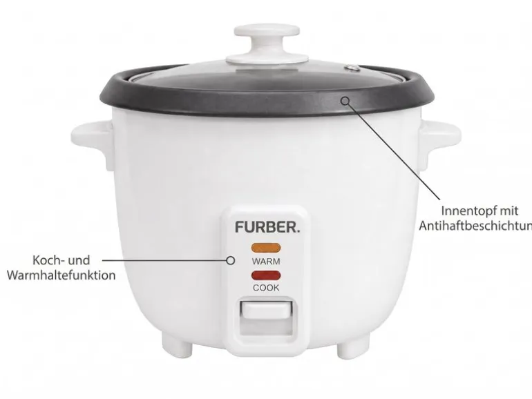 FURBER Reiskocher REN 1.8 l, Weiss