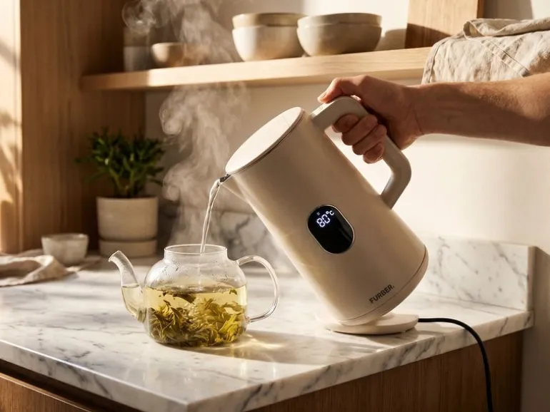 FURBER Wasserkocher Veloce, 1.5 L, Beige