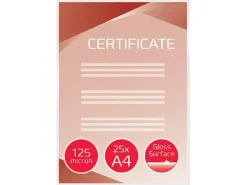 GBC Laminierfolie Document A4, 125 mic, 25 Stück, glänzend
