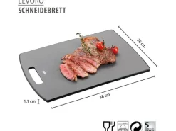 GEFU Schneidebrett Levoro gross 38 x 26 x 1.1 cm