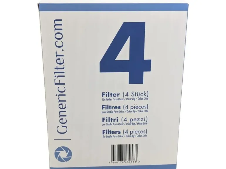 GenericFilter Ersatzfilter für Stadler Form Oskar / Karl 4er-Pack