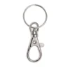 Glorex Schlüsselanhänger mit Karabiner, Ø 25 mm, Silber