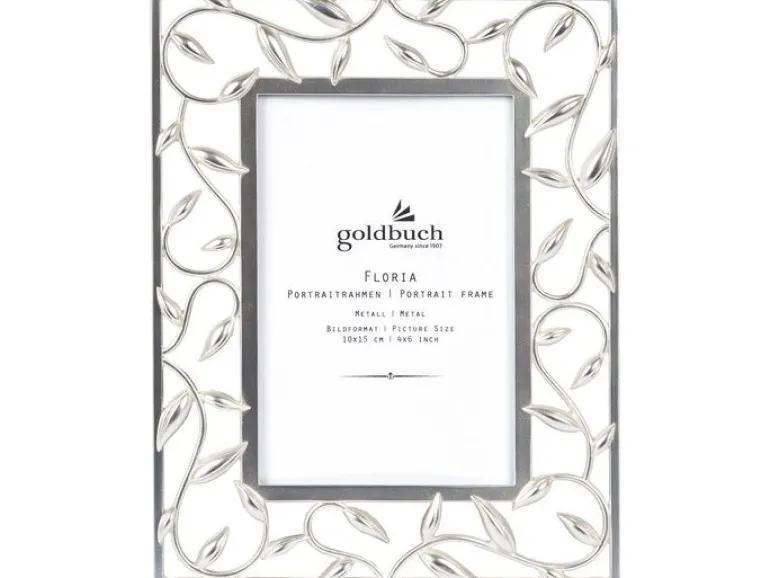 Goldbuch Bilderrahmen Floria Silber, 10 x 15 cm