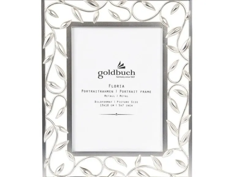 Goldbuch Bilderrahmen Floria Silber, 13 x 18 cm