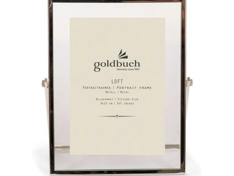 Goldbuch Bilderrahmen Loft Silber, 9 x 13 cm