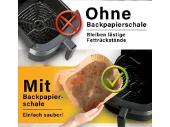 GOURMETmaxx Backpapierschalen, 16 x 16 x 4.5 cm, 50 Stück