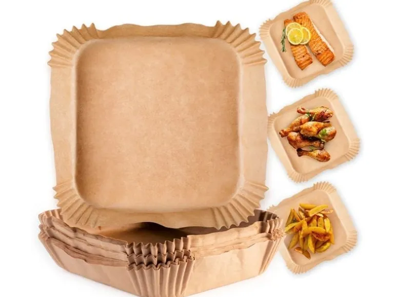 GOURMETmaxx Backpapierschalen, 23 x 23 x 4.5 cm, 50 Stück