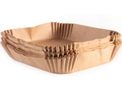GOURMETmaxx Backpapier 100 Stück, 16 x 16 x 4.5 cm