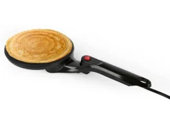 GOURMETmaxx Crêpe Maker 750 W Schwarz