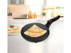 GOURMETmaxx Crêpe Maker 750 W Schwarz