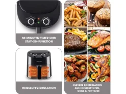 GOURMETmaxx Heissluft-Fritteuse 4.5 l