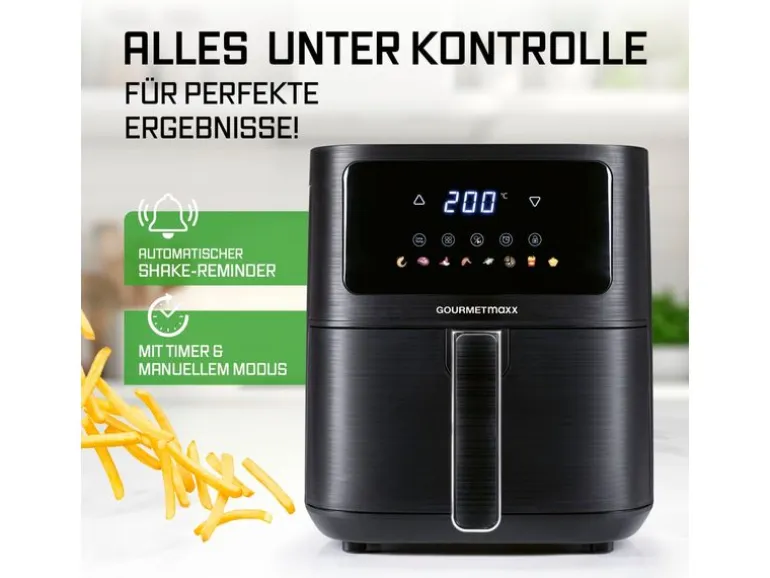 GOURMETmaxx Heissluft-Fritteuse AirGenius S 4.5 l